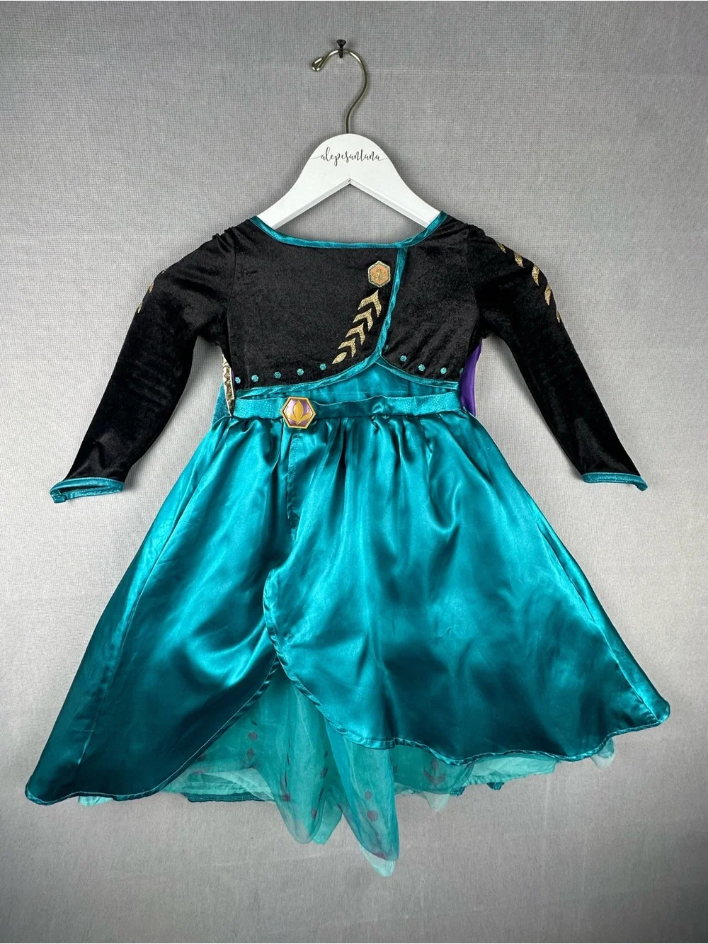 Disney Frozen Anna Inspired Princess Costume Dress – Girls